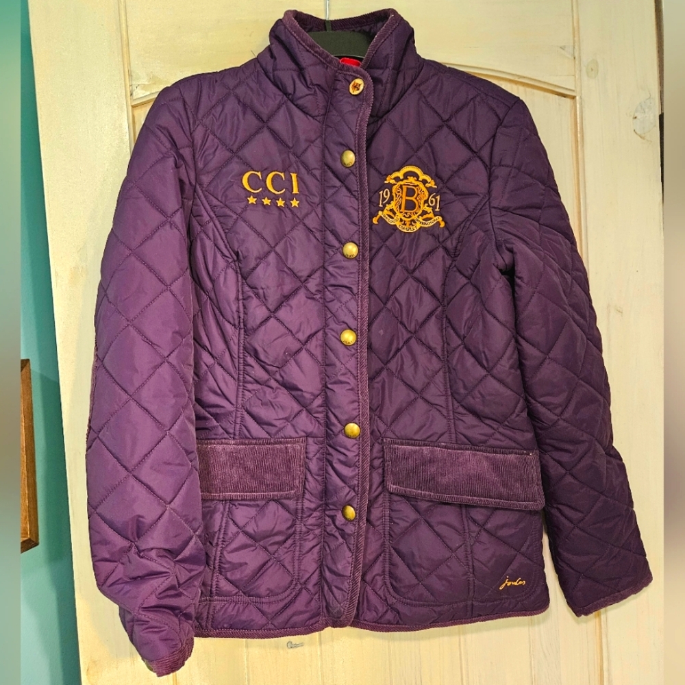 Womens Joules Burghley Horse Trials Quilted Jacket / Coat